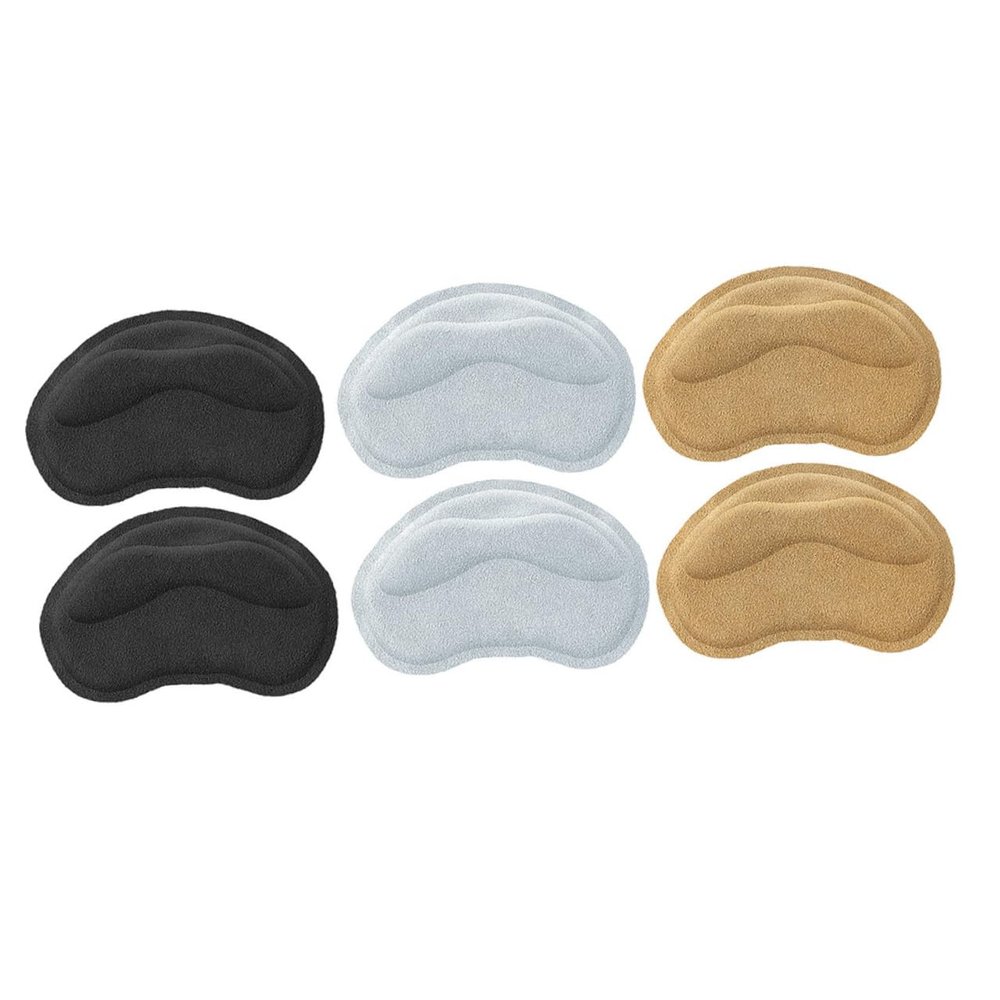 FOMIYES 3pairs High Heel Pads Wear-Resistant Nonskid Self-Adhesive Comfortable Breathable Heel Inserts