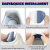 Shoe Heel Repair Shoe Heel Repair Patch,2/4/6Pair Self-Adhesive Heel Hole Patch for Back of Sports Shoes, Leather Shoes and High Heels (Color : Brown, Size : 6pair) view 4