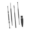 FOMIYES Ear Wax Scoop Set Practical Cleaning Tools with Polished Non-Skid Handles Elegant Storage Box for Family Use Safe Ear Wax Removing Tool view 1