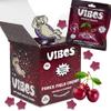 VIBES Cherry Force Field Fruity Stars - Delicious Low Calorie Gluten-Free Bulk Fruit Snacks - High Fiber Healthy Fruit Snacks for Kids, Teens, & Adults -2g Sugar - 6 Packs of 18 Fruit Gummies view 1