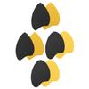 FOMIYES 4 Pairs Anti-Slip Stickers for Soles Non- Metatarsal Cushions Tableware Sucker Rubber Sole Stickers Black Heels Rubber Sole Grips Adhesive Supplies Sports Shoes, 9.5x6.4x0.2cm view 1
