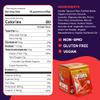 VIBES Strawberry Glow Fruity Stars - Healthy Gluten-Free & Vegan Fruit Chews - Fruit Snacks for Kids, Teens, & Adults - High Fiber - non-gmo - 2g Sugar - 6 Pouches of 18 Fruit Gummies in Each Box view 2