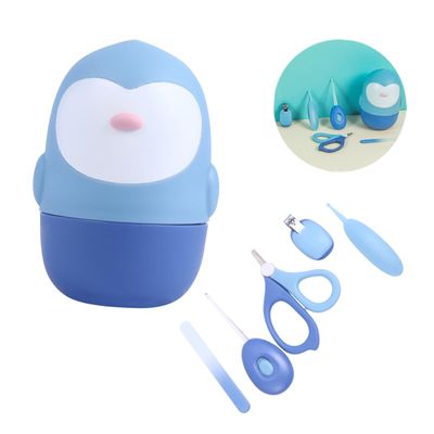 TOYANDONA 1set Nail Care Scissors Kit Grooming Set Led Ear Spoon Nail Clipper Tweezers and Scissors for Boy Girl and Toddlers