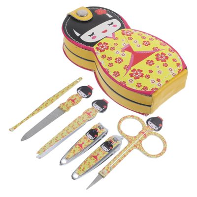 Healeved 1set Professional Nail Clipper Tool Kit Storage Bag Manicure for Home and Travel Includes Nail Scissors File Cuticle Tools