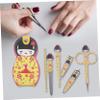 Healeved 1set Professional Nail Clipper Tool Kit Storage Bag Manicure for Home and Travel Includes Nail Scissors File Cuticle Tools view 3