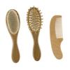 TOYANDONA 3pcs Shower Bath Brush with Handle Brush and Comb for Gentle Scalp Care for Newborns view 1