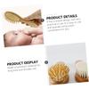 TOYANDONA 3pcs Shower Bath Brush with Handle Brush and Comb for Gentle Scalp Care for Newborns view 4