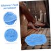 FRCOLOR Foot and Back Scrubber with Cups Shower Exfoliating Mat for Skin Cleaning and Foot Massage Easy to Use view 3