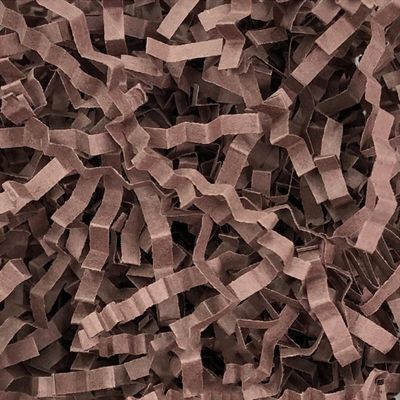 JINZOFLY Crinkle Cut Paper Shred Filler, Shredded Paper for Gift Box, Crinkle Paper Cut Paper Easter Grass Tissue Paper for Gift Wrapping & Basket FillingCoffee