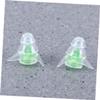 FOMIYES Noise Reduction Earplugs Comfortable Music Filter Ear Plugs for Sleeping Snoring Study and Work Black Bottle Green view 3