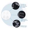 FOMIYES Easy Eyeglass Repair Kit Screwdriver Screws and Nose Pads for Professionals and Beginners view 4