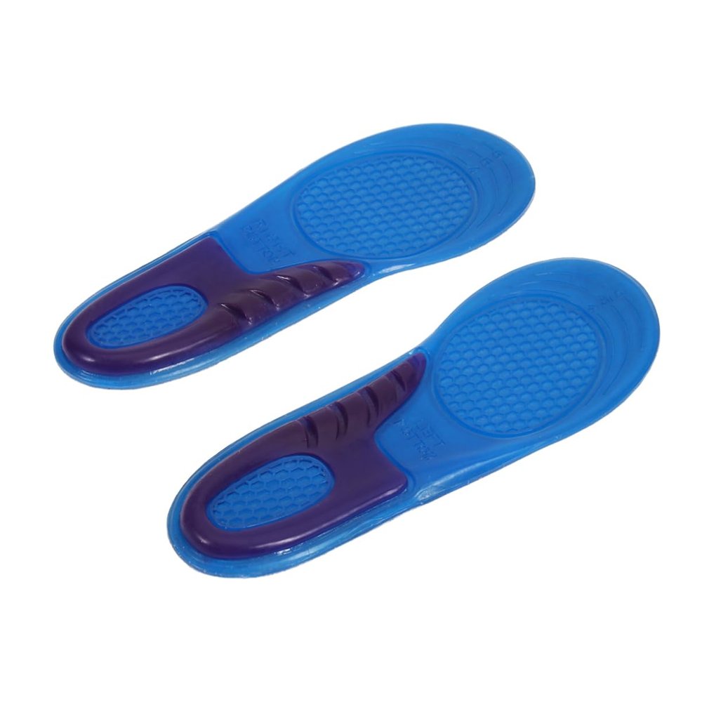FOMIYES Men's Insoles Shock Absorbing Thin Shoe Inserts Foot Insoles for Sneakers Heel Cushion Absorbent Silicone Inserts s