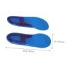 FOMIYES Men's Insoles Shock Absorbing Thin Shoe Inserts Foot Insoles for Sneakers Heel Cushion Absorbent Silicone Inserts s view 2