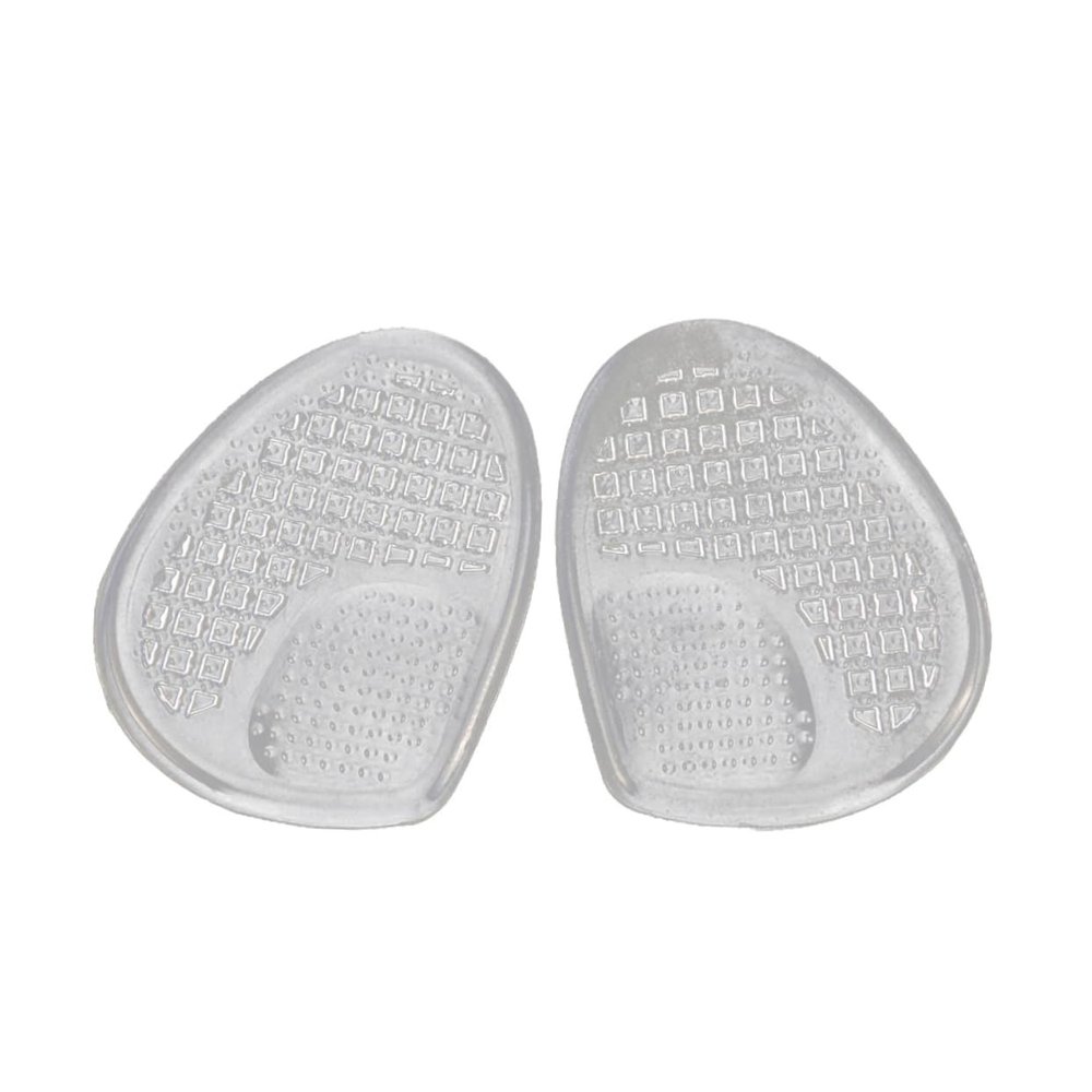 FOMIYES High Heel Gel Cushions Transparent Forefoot Pads for Women Comfortable Massaging Insoles for Reducing Foot Pain and Pressure Heels Non-Slip Adhesive Design