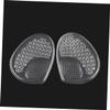 FOMIYES High Heel Gel Cushions Transparent Forefoot Pads for Women Comfortable Massaging Insoles for Reducing Foot Pain and Pressure Heels Non-Slip Adhesive Design view 4