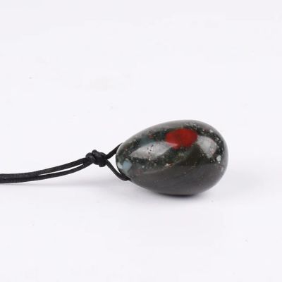 KAKAYE Jasper Yoni Eggs Massage Wand Box Set Natural Stone Egg Crystal Ball Kegel Exercise Tool(30x20mm)