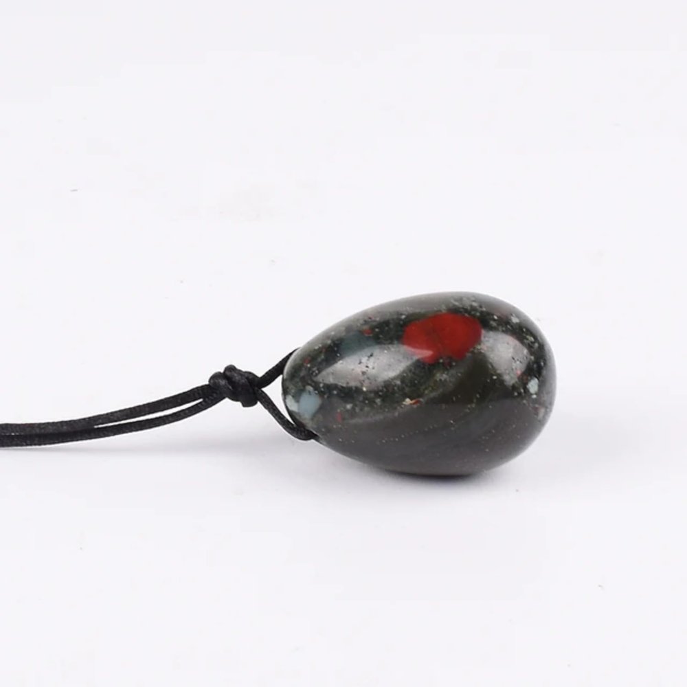 KAKAYE Jasper Yoni Eggs Massage Wand Box Set Natural Stone Egg Crystal Ball Kegel Exercise Tool(30x20mm)