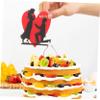 Toyvian 22pcs Couple Cake Topper Elegant Wedding Decor for Engagements Anniversaries Valentine Day Romantic Tabletop Cake Accessories for Memorable Celebrations view 4