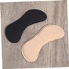 FOMIYES 6pairs Self-Adhesive Back Heel Cushions for Women Anti-Slip Sponge Pads Black Apricot for High Heels and Preventing Blisters for Comfortable All-Day Wear view 2