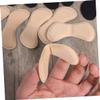 FOMIYES 6pairs Self-Adhesive Back Heel Cushions for Women Anti-Slip Sponge Pads Black Apricot for High Heels and Preventing Blisters for Comfortable All-Day Wear view 3