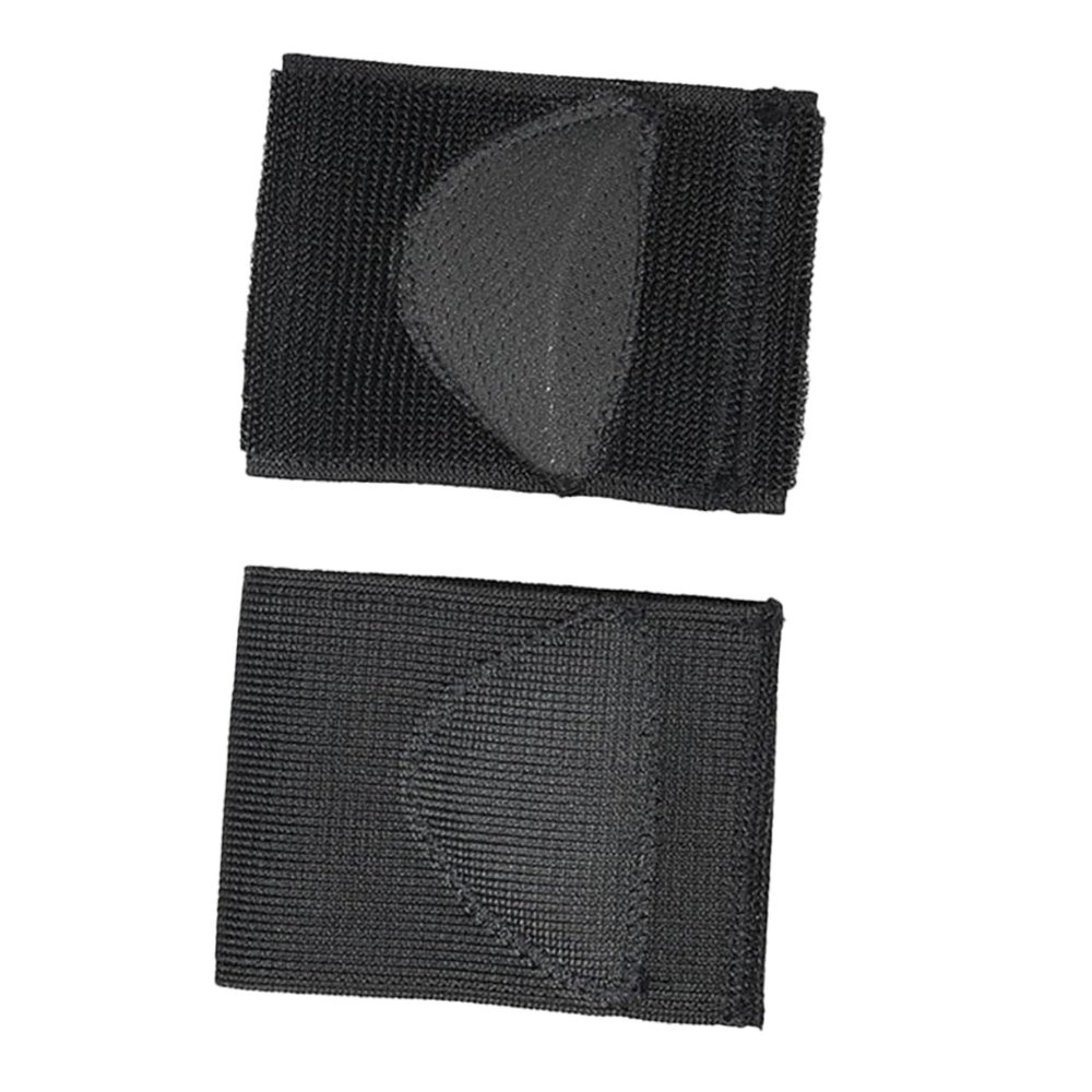 FOMIYES 1 Pair Foot Support Half Pad Insert Heel Insoles Orthotic Insoles Plantar Fasciitis Brace Cushioned Plantar Insert Foot Arch Support Pad Foot Pads Silicone Soft, 12.3x8x0.6cm, Black