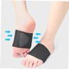 FOMIYES 1 Pair Foot Support Half Pad Insert Heel Insoles Orthotic Insoles Plantar Fasciitis Brace Cushioned Plantar Insert Foot Arch Support Pad Foot Pads Silicone Soft, 12.3x8x0.6cm, Black view 4
