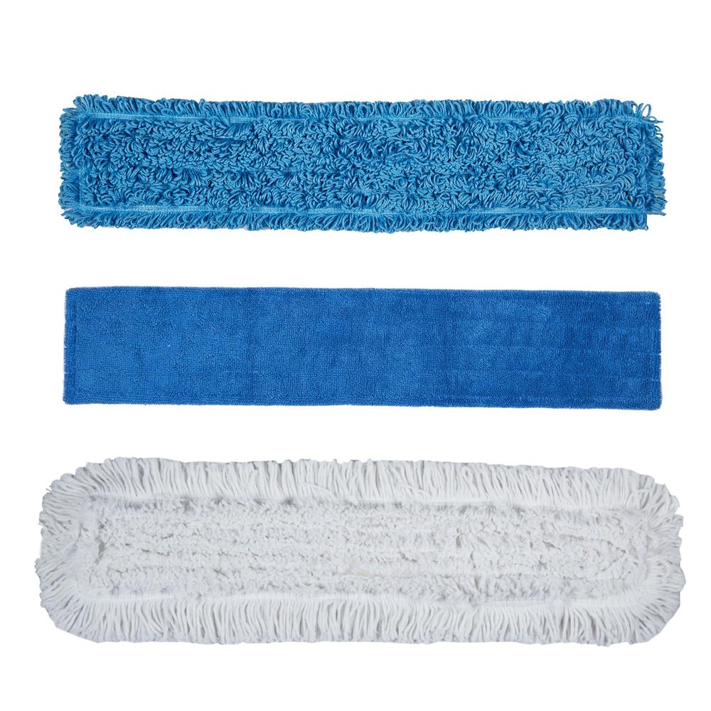 36" Microfiber Mop Pads 3 Types of Commercial Dust Mop Head Replacement Use for Multi-Surface Floors