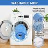 36" Microfiber Mop Pads 3 Types of Commercial Dust Mop Head Replacement Use for Multi-Surface Floors view 4