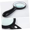 FOMIYES Led Magnifying Glass Loupe Light Handheld Large Magnifier for Seniors Reading Jewelry Repair Tool Non-Slip Grip view 2