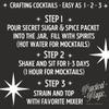 Practical Magic Golden Apple Martini Craft Cocktail Infusion Kit, Dry Craft Mix in a Jar, Natural Dehydrated Fruit, Herbs, Spices, 16 oz Glass Jar Mixer for Cocktails & Mocktails. Makes 10 Cocktails. view 3
