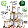 Practical Magic Golden Apple Martini Craft Cocktail Infusion Kit, Dry Craft Mix in a Jar, Natural Dehydrated Fruit, Herbs, Spices, 16 oz Glass Jar Mixer for Cocktails & Mocktails. Makes 10 Cocktails. view 4