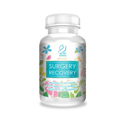 ACTIF Surgery Recovery Supplement with 20+ Advanced Factors and Omega-3 Non GMO, Made in USA, 90 Count
