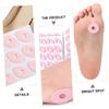 FOMIYES 72pcs Heel Cushions Medical Grade Latex Strong Absorption Compression Resistance Comfortable for High Heels Ankle Support view 3