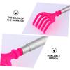 FOMIYES 5pcs Back Scratcher for and Back Retractable Foot Scratcher Itch-Relief Tool for Home Random Color view 2
