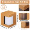 Harloon 72 Pcs Mug Boxes for Gift - Transparent Packaging Box - 11oz, 12oz, 15oz Ceramic Blank Coffee Mugs - Kraft Brown view 2
