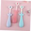 HAPINARY 3pcs Manual Toothbrush Boys and Girls Toothbrush Boy Girl Soft Bristles Decorative Design view 3