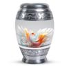PARUHAS White Phoenix Urns for Human Ashes Adult - Human Urns for Ashes - Memorial Urns for Human Ashes Adult Female & Male - Funeral Cremation Urns for Ashes - Cremation Urns (Size - 10inch), Large view 1