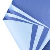 LeZakaa 20 Sheets Flower Wrapping Paper - Waterproof Reversible Floral Bouquet Paper - Sky Blue and Navy Blue Design for Father's Day, Graduation, Party, Holiday view 2