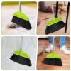 3 Packs Indoor Brooms for Sweeping Hardwood Floor Green Angle Broom with 55 Long Handle for Kitchenette Floor Cleaning view 4