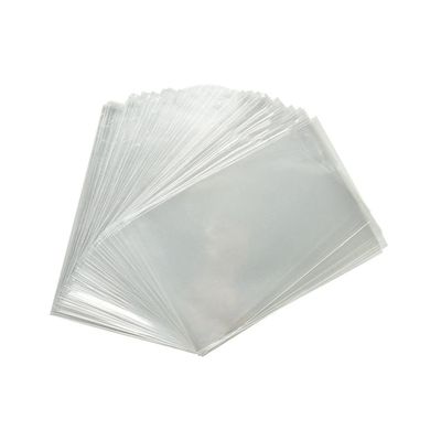 GOOHOCHY 100pcs Opp Packaging Bags for Treats Cookies and Candies Food Safe for Parties and Gifting Twist Ties Included