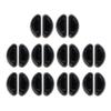 Bydezcon 10 Pairs Soft Silicone Nose Pads Self Adhesive Eyeglass Nose Pads Anti-Slip Glasses Nose Pads Eyeglasses Nosepads Eyeglass Nose Pads Black view 1