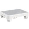 Ronlap One Step Stools for Adults, Portable Safety Step Platform for Seniors Small Plastic Bedside Step Stool Mobility Wide Step Stools Elderly Assistance for Shower Bed Car Stair Outdoor, White-Gray view 1