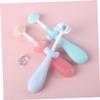 IWOWHERO 3pcs Boy Girl Toothbrush Boys and Girls Toothbrushes Soft Bristles Non-Slip Handle view 3