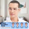 WEMOOTANTS 3 Packs Reading Glasses 4.0 for Men Rectangular Clear Readers 1.0 1.25 1.5 1.75 2.0 2.25 2.5 2.75 3.0 3.5 4.0 view 2