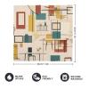 OURTEV Mid Century Modern Print Dishcloths for Kitchen Cleaning Cloths Reusable Dish Towels Quick Drying Washable Cleaning Wash Rag for Dishes Pots Pans and Kitchen Gear view 2