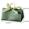 12Pack Small Thank You Gift Bags, Party Favor Bags Boxes with Bow Ribbon, Paper Gift Bags with Handles, Mini Candy Treat Bags for Wedding Valentine's Day Bridal Baby Shower Birthday Party(Green) view 2