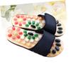 FOMIYES Foot Relax Sandals Natural Jade Massage Cobblestone Slippers for Sore Black Comfortable Pu Material for Health Care and Improvement view 4