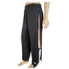 DURASIKO Two-Way Side Zipper Bedridden Patient Clothing,Patient Pants,Tear Away Pants,Soft Cotton Material,Hospital for Home Care/Post Surgery/Dialysis/Elderly/Fracture/Disability/Rehab Black view 1
