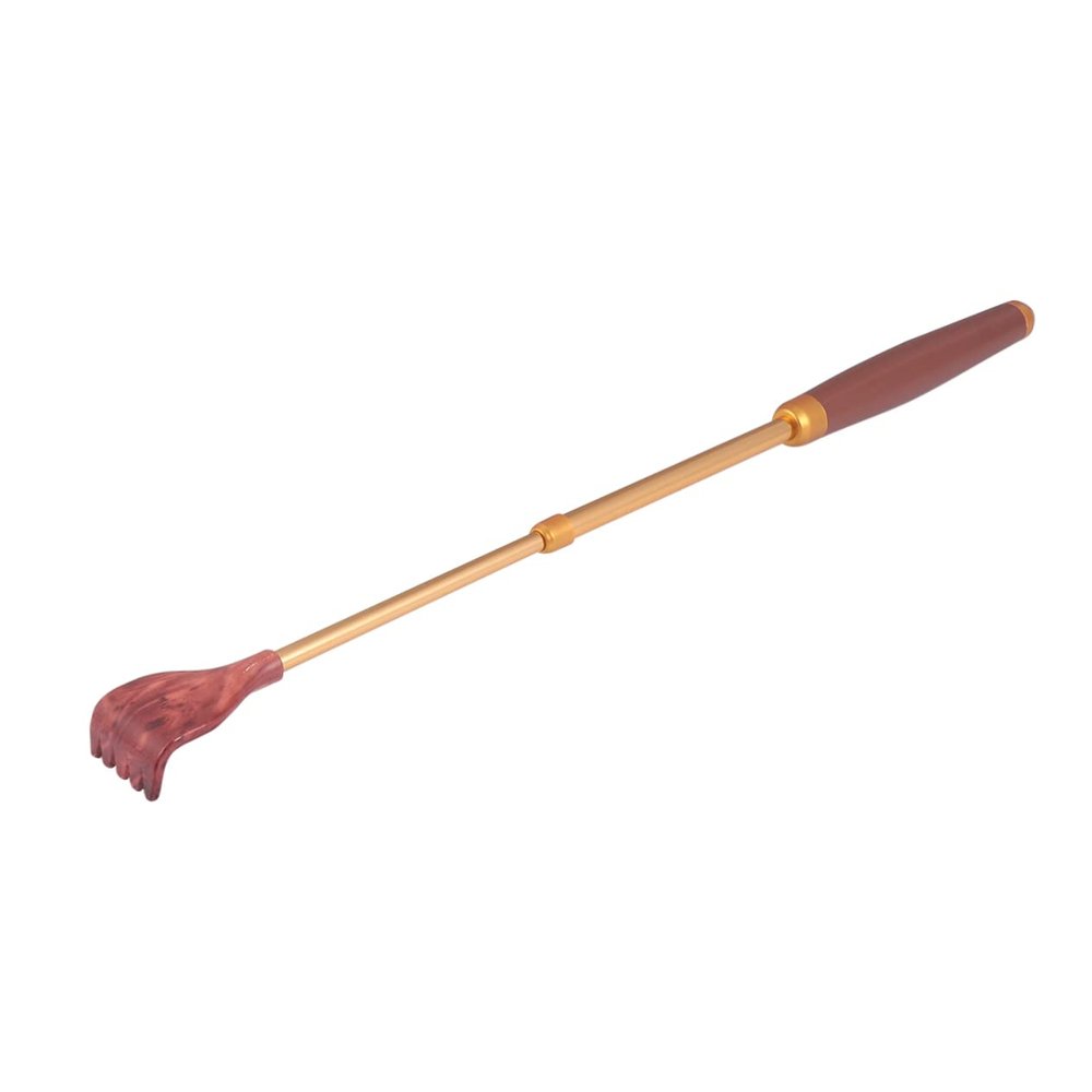 FOMIYES Telescopic Back Scratcher and Portable Itch Relief Tool for Travel and Storage Lightweight Aluminum Design Locking Mechanism for Ages