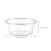 minkissy Plastic Wash Basin Portable Face Washing Bowl for Home Use Multi-functional Basin for Washing Clothes Dishes and Feet Easy to Clean Compact for Travel and view 3